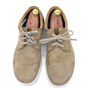Clarks Gerald Men’s Lace Up Sand Suede Sneakers Size 15770 10.5 M